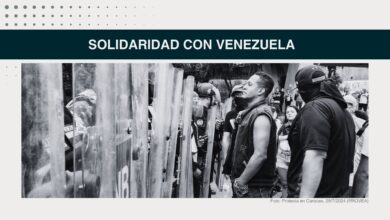 Organizaciones en solidaridad con Venezuela por protestas tras elecciones.