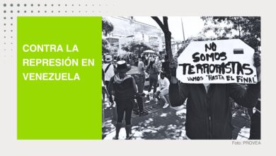 Venezuela: condenamos la sistemática represión por parte del gobierno contra personas defensoras de Derechos Humanos y manifestantes