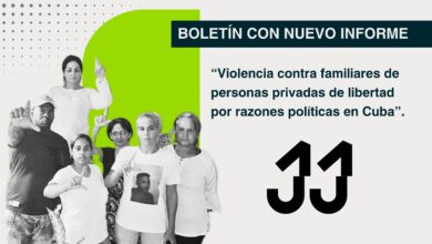 Violencia contra familiares de presos políticos en Cuba.