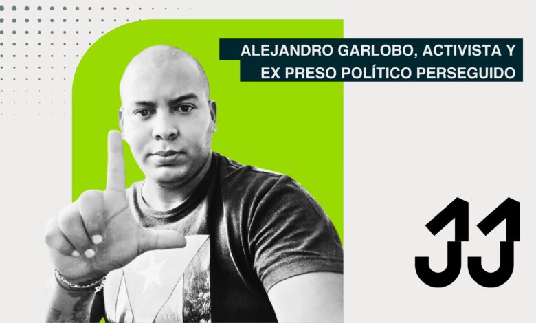 Alejandro Garlobo, perseguido en Cuba por ayudar a los presos políticos.