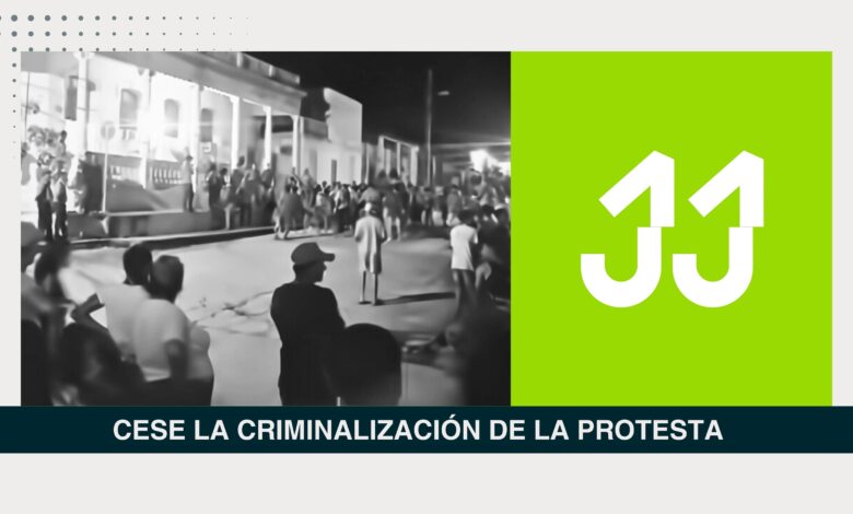 Ola represiva en Cuba entre octubre y noviembre de 2024 por protestas.