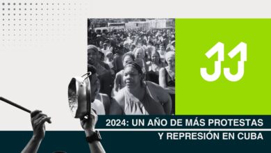 Protestas y represión en Cuba. Resumen del año 2024